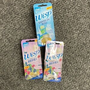 Glade Wisp Refills Clean Linen and Mountain Berry Discontinued HTF 2005 3 total